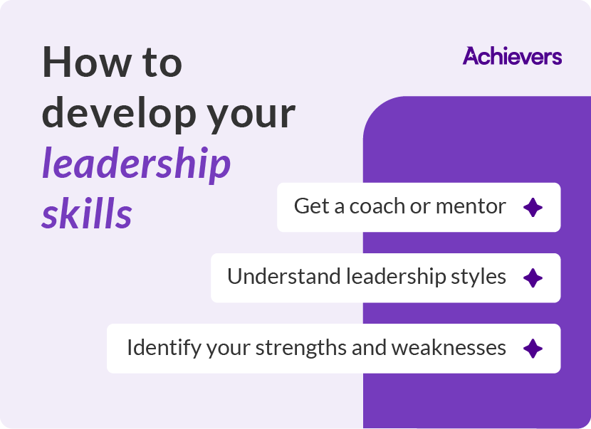 How to develop your leadership skills