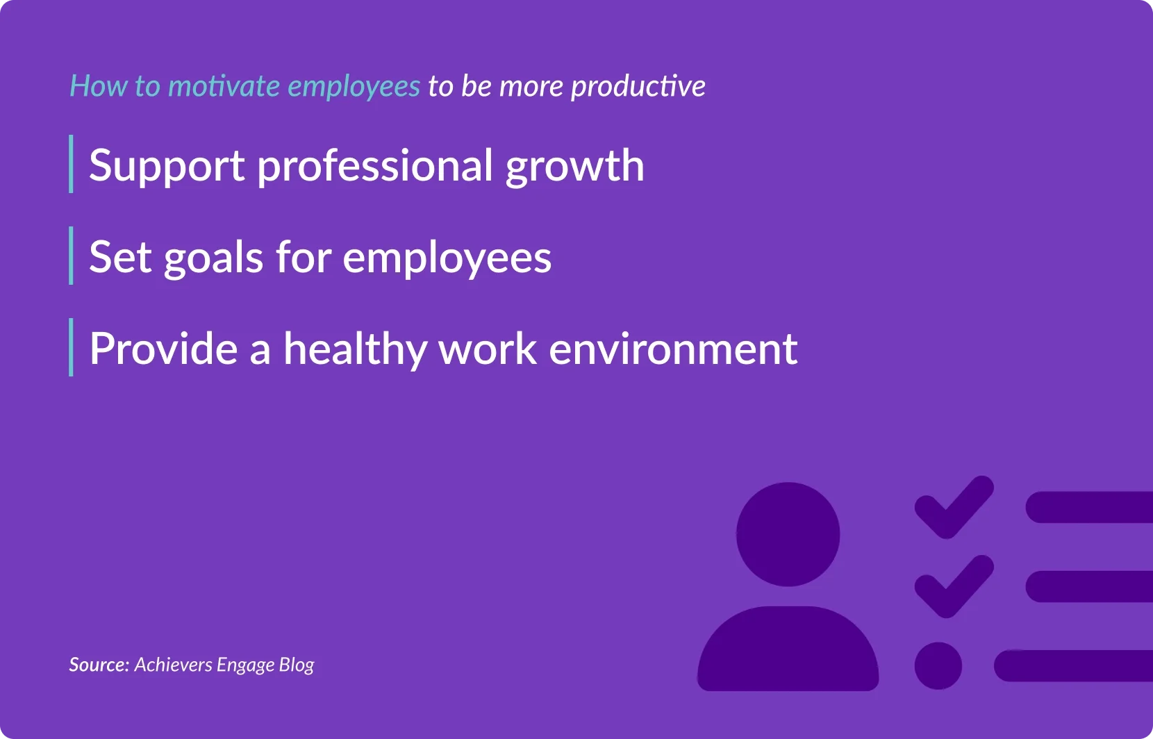 How to motivate employees to be more productive