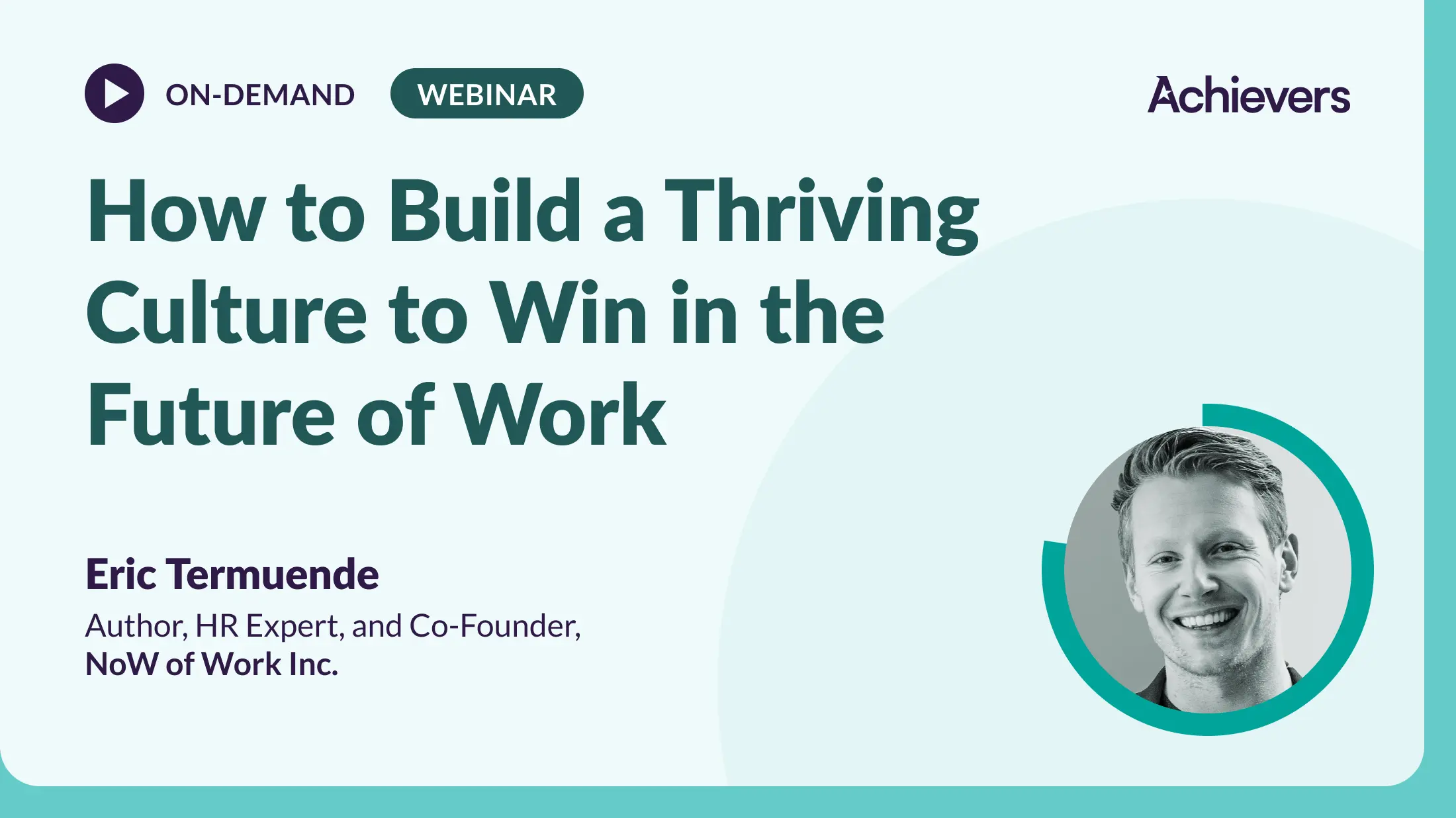The Great Recognition How to Build a Thriving Culture to Win in the Future of Work Webinar 