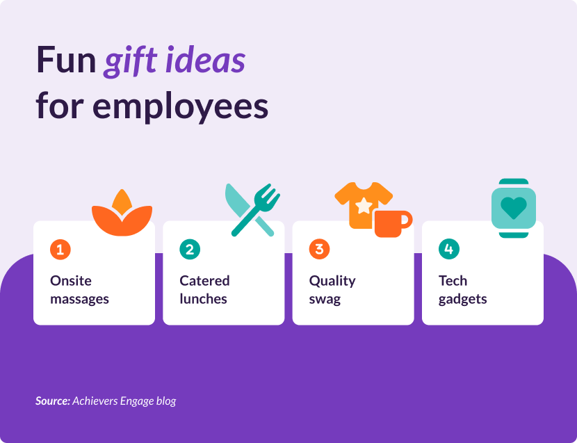 Fun gift ideas for employee incentives