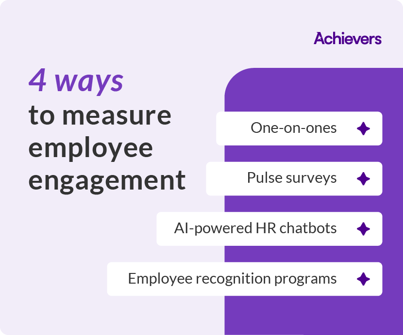 4 ways to measure employee engagement