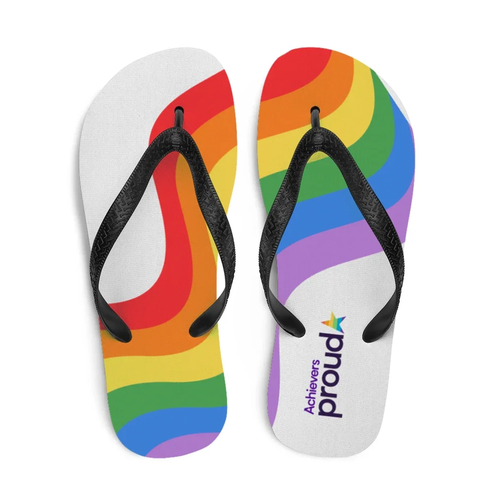 company swag ideas flip flops