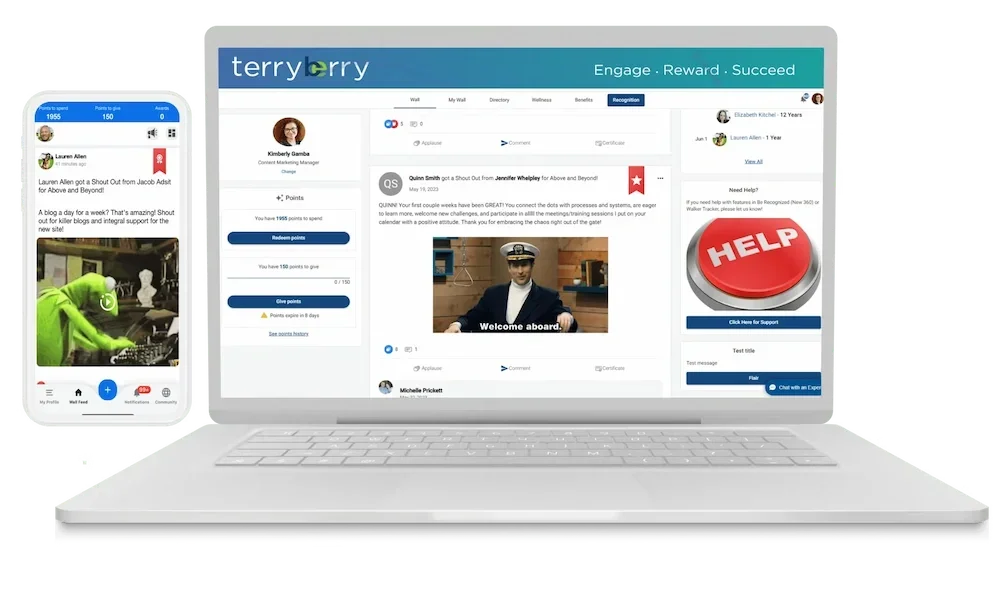 terrberry social recognition software