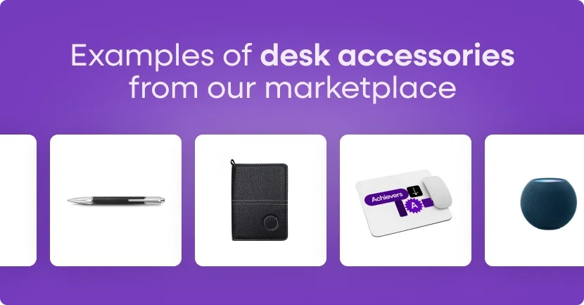 Examples of desk accessories from our marketplaces