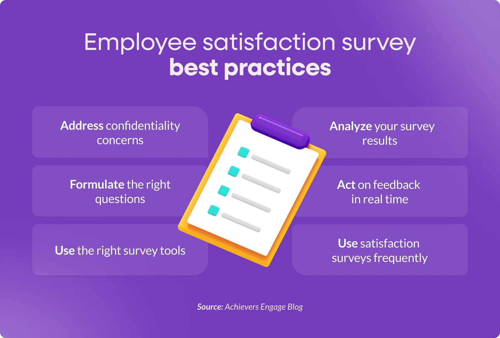 Employee Satisfaction Survey Best Practices