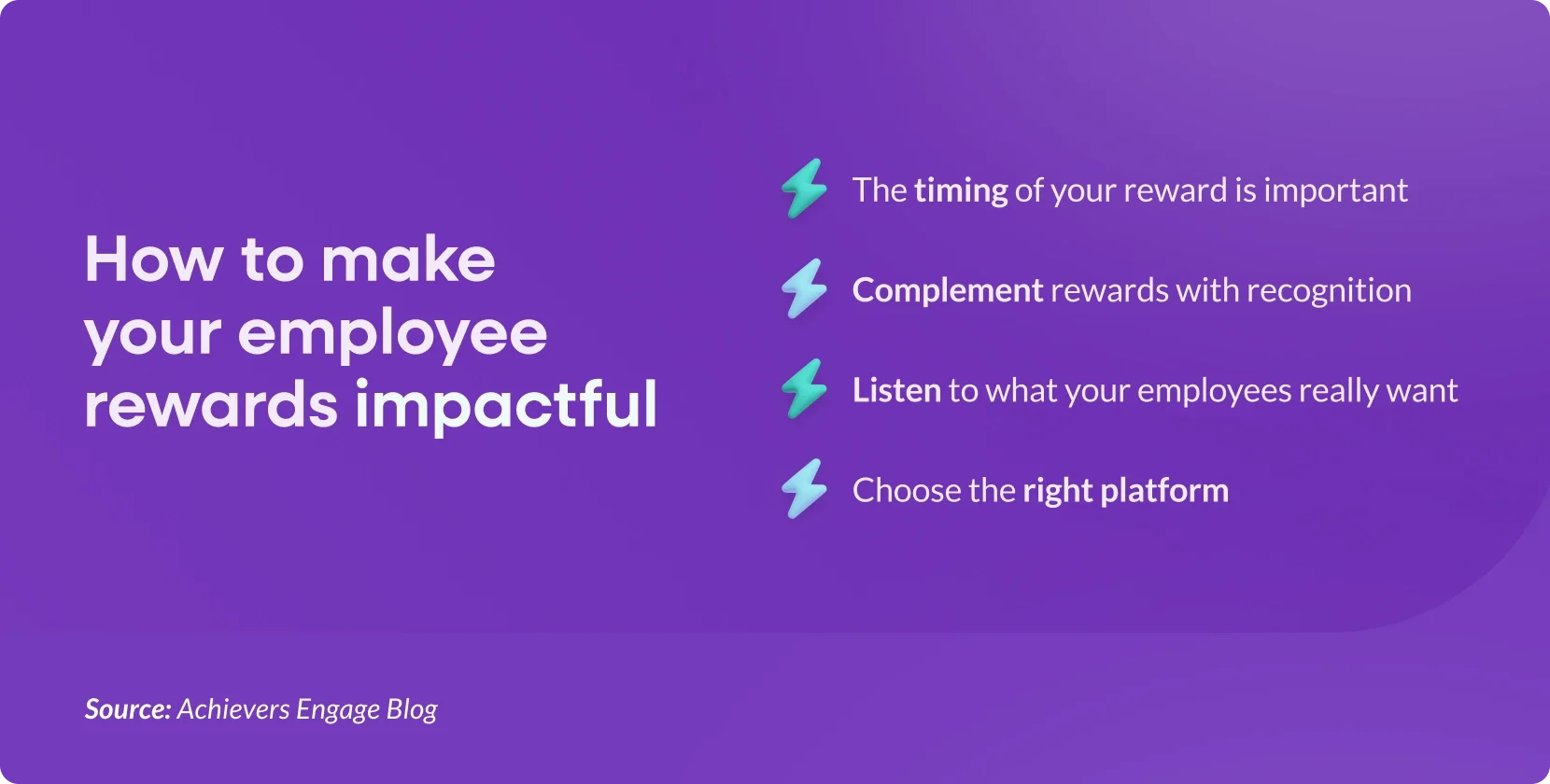 How to make your employee rewards impactful