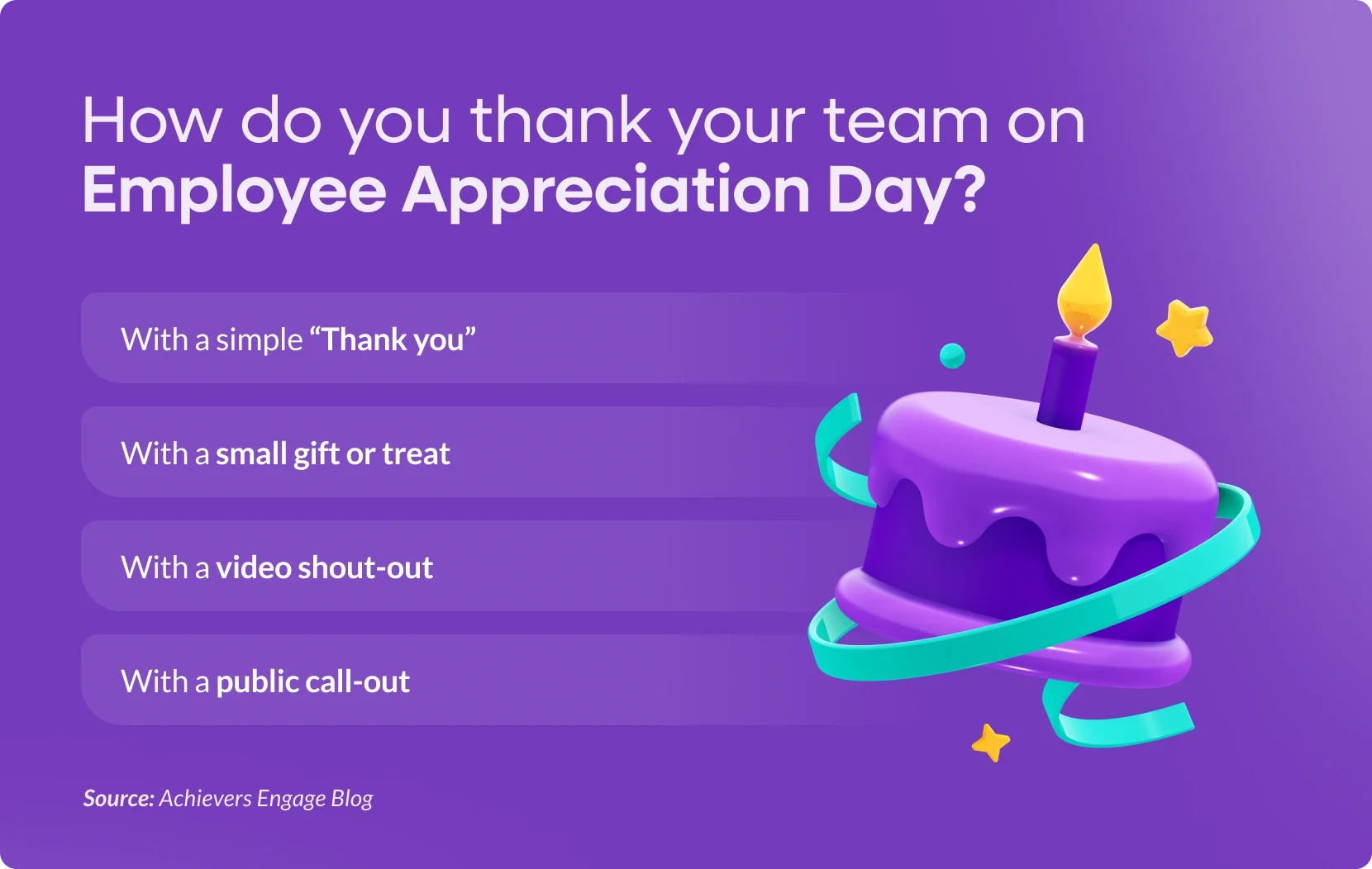 How do you thank your team on Employee Appreciation Day?