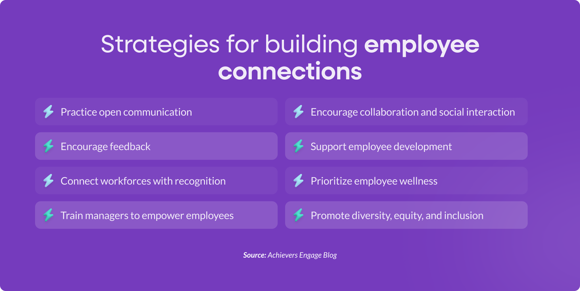 Strategies for building employee connections