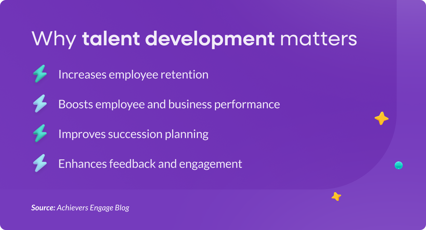 Why talent development matters